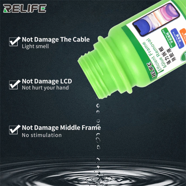 Relife RL-518A Universal Liquid for Remove Frame Disassembling Bracket Stent Glue Liquid for Iphone Huawei, Samsung - Image 4
