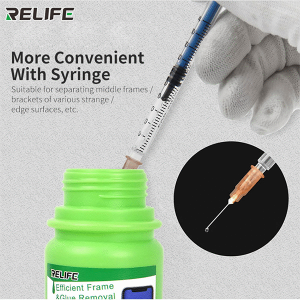 Relife RL-518A Universal Liquid for Remove Frame Disassembling Bracket Stent Glue Liquid for Iphone Huawei, Samsung - Image 6