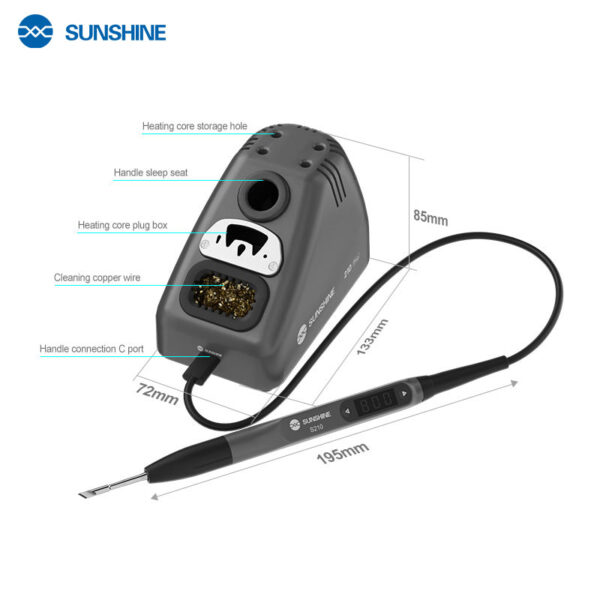 Sunshine 210 Pro Smart Portable Soldering Iron - Image 4