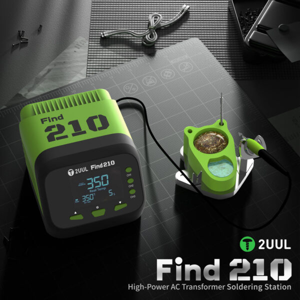2uul FD01 Find210 High-Power Ac Transformer Soldering Station - Image 2