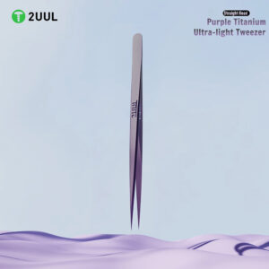 2uul Ti21 Purple Titanium Ultralight Straig Tweezer