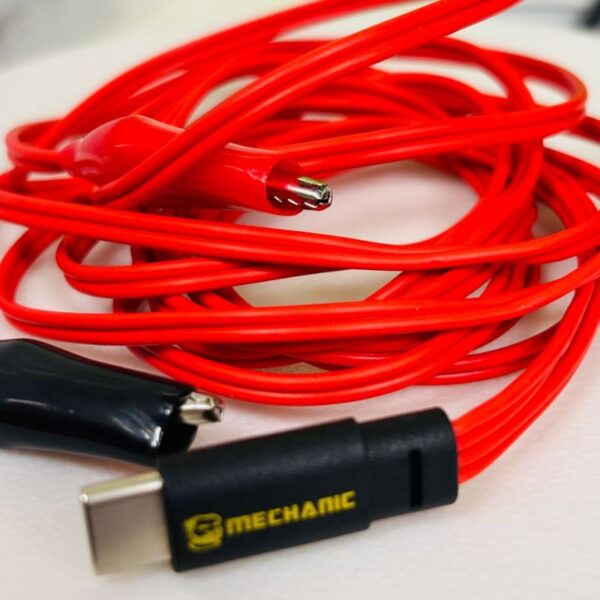 Mechanic iP16 Plus Battery Quick Disassembly Adhesive Cable length 100cm 9V, Type-C Red and Black Crocodile Clip - Image 2