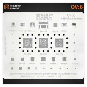 Amaoe OV-6 Stencil for Oppo/vivo