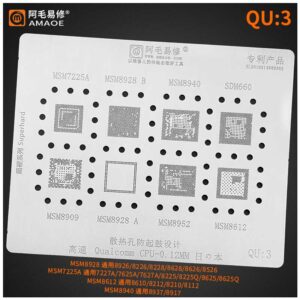 Amaoe Qu-3 Stencil for Qualcomm Cpu