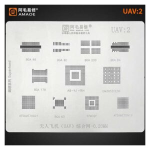 AMAOE UAV-2 STENCIL For Drone BGA Reballing