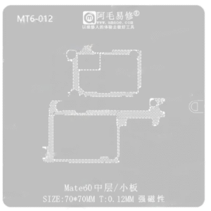 Amaoe MT6-012 Stencil for Mate 60 Middle Layer Motherboard Reballing