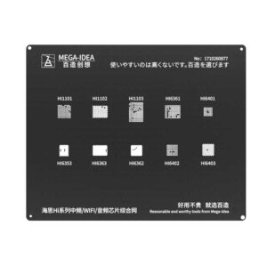 MEGA-IDEA BZ-01 BLACK STENCIL FOR HI WI-FI/AUDIO