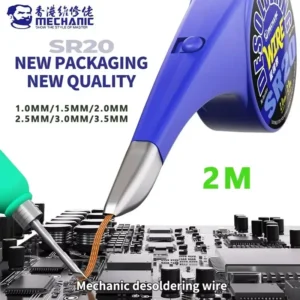 Mechanic SR20 3.5mm 2m Desoldering Wire Suitable for PCB Repair