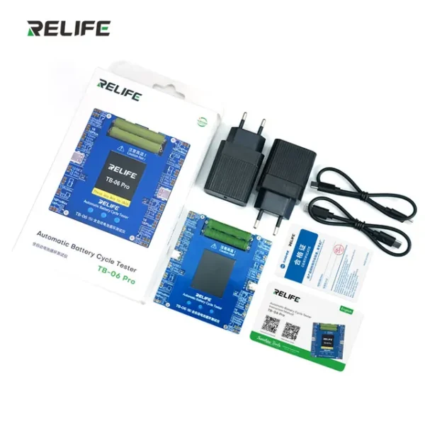 Relife TB-06 Pro Automatic Battery Cycle Tester For iPhone 11 to 16 Series - Image 3