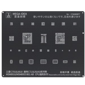 MEGA-IDEA BZ-22 BLACK STENCIL FOR C7/J3/J5/A5