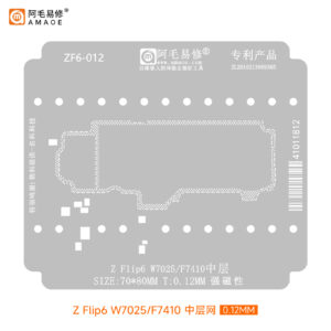 Amaoe ZF6-012 Stencil For Samsung Z flip 6 W7025/F7410