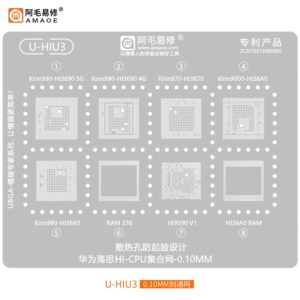 Amaoe U-HIU3 Stencils For Ubga Hi kirin CPU