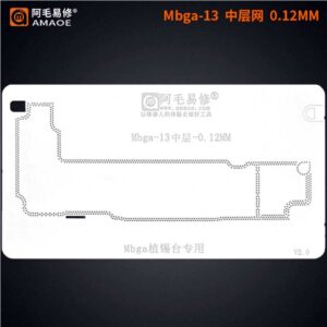 Amaoe MBGA-13 Stencil for Iphone 13 Middle Layer Motherboard Reballing